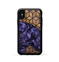 iPhone Xs Wood Phone Case - Aliana (Pattern, 805499)