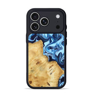 iPhone 17 Pro Wood Phone Case - Jaxon (Blue, 805596)