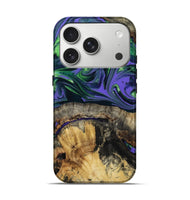 iPhone 17 Pro Wood Live Edge Phone Case - Tarah (Purple, 806074)