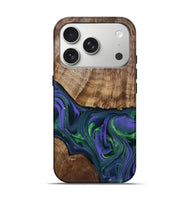 iPhone 17 Pro Wood Live Edge Phone Case - Porter (Purple, 806081)