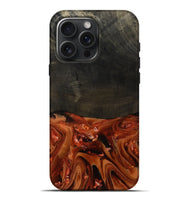 iPhone 16 Pro Max Wood Live Edge Phone Case - Kianna (Red, 806089)