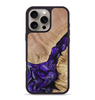 iPhone 16 Pro Max Wood Phone Case - Nestor (Purple, 806421)