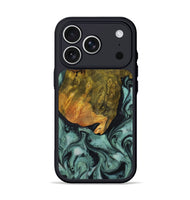 iPhone 17 Pro Wood Phone Case - Tatiana (Green, 806439)