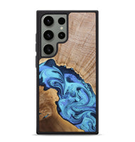 Galaxy S24 Ultra Wood Phone Case - Rosanne (Blue, 806469)