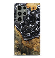 Galaxy S24 Ultra Wood Live Edge Phone Case - Marian (Black & White, 806516)