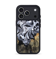 iPhone 17 Pro Wood Phone Case - Jaeden (Black & White, 807111)