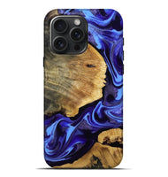 iPhone 16 Pro Max Wood Live Edge Phone Case - Alethea (Purple, 807182)