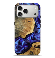 iPhone 17 Pro Max Wood Live Edge Phone Case - Alethea (Purple, 807182)
