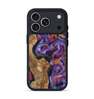 iPhone 17 Pro Wood Phone Case - Sherryl (Blue, 807210)