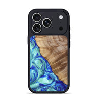 iPhone 17 Pro Wood Phone Case - Jaime (Blue, 807218)