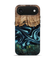 iPhone 17 Air Wood Live Edge Phone Case - Katy (Blue, 807285)
