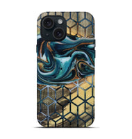 iPhone 15 Wood Live Edge Phone Case - Kiarra (Pattern, 807287)