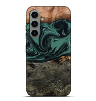 Galaxy S24 Plus Wood Live Edge Phone Case - Dawna (Green, 807295)