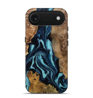 iPhone 17 Air Wood Live Edge Phone Case - Nori (Blue, 807313)