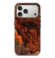 iPhone 17 Pro Max Wood Live Edge Phone Case - Tilda (Red, 807318)