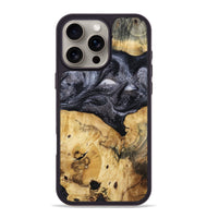iPhone 16 Pro Max Wood Phone Case - Jules (Black & White, 807336)