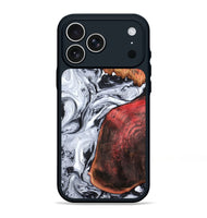 iPhone 17 Pro Max Wood Phone Case - Evans (Black & White, 807337)