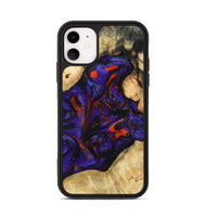 iPhone 11 Wood Phone Case - Krysten (Purple, 807414)
