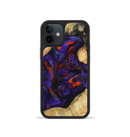 iPhone 12 mini Wood Phone Case - Krysten (Purple, 807414)