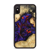 iPhone Xs Max Wood Phone Case - Krysten (Purple, 807414)