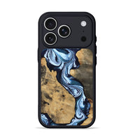iPhone 17 Pro Wood Phone Case - Taylor (Blue, 807435)