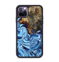 iPhone 11 Pro Max Wood Phone Case - Laney (Blue, 807441)