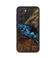 Galaxy S23 Wood Phone Case - Porsha (Blue, 807442)