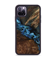 iPhone 11 Pro Max Wood Phone Case - Porsha (Blue, 807442)
