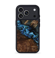 iPhone 17 Pro Wood Phone Case - Porsha (Blue, 807442)