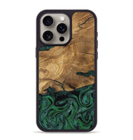 iPhone 15 Pro Max Wood Phone Case - Meghan (Green, 807448)