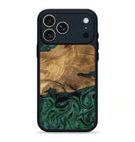 iPhone 17 Pro Max Wood Phone Case - Meghan (Green, 807448)