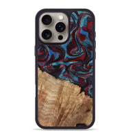 iPhone 16 Pro Max Wood Phone Case - Rolland (Red, 807470)
