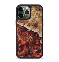 iPhone 13 Pro Max Wood Phone Case - Hilma (Red, 807471)