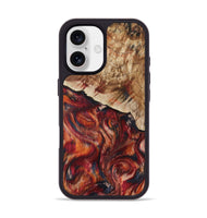 iPhone 17 Wood Phone Case - Hilma (Red, 807471)