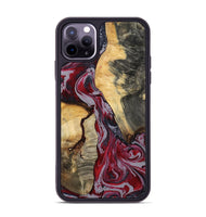 iPhone 11 Pro Max Wood Phone Case - Caren (Red, 807472)