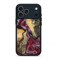iPhone 17 Pro Max Wood Phone Case - Caren (Red, 807472)