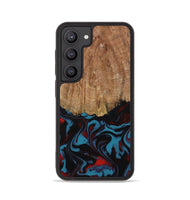 Galaxy S23 Wood Phone Case - Eliezer (Red, 807509)