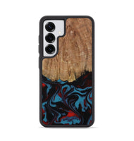 Galaxy S25 Wood Phone Case - Eliezer (Red, 807509)