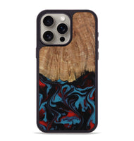 iPhone 15 Pro Max Wood Phone Case - Eliezer (Red, 807509)