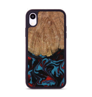 iPhone Xr Wood Phone Case - Eliezer (Red, 807509)
