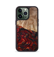 iPhone 13 Pro Wood Phone Case - Nanette (Red, 807511)