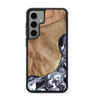 Galaxy S24 Plus Wood Phone Case - Webster (Black & White, 807512)
