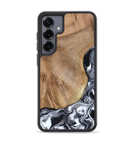 Galaxy S25 Plus Wood Phone Case - Webster (Black & White, 807512)