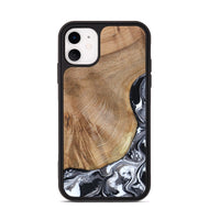 iPhone 11 Wood Phone Case - Webster (Black & White, 807512)