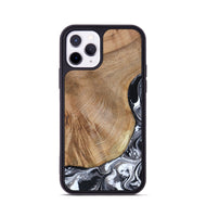 iPhone 11 Pro Wood Phone Case - Webster (Black & White, 807512)