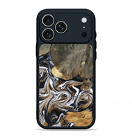 iPhone 17 Pro Max Wood Phone Case - Demond (Black & White, 807513)