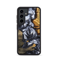 Galaxy S24 Wood Phone Case - Samir (Black & White, 807514)