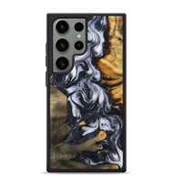 Galaxy S24 Ultra Wood Phone Case - Samir (Black & White, 807514)