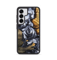 Galaxy S25 Wood Phone Case - Samir (Black & White, 807514)