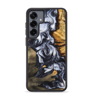 Galaxy S25 Plus Wood Phone Case - Samir (Black & White, 807514)